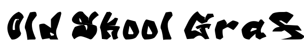 Old Skool Graff font preview